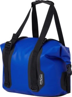 SealLine Widemouth Duffle 25L Blue -FJÄLLRÄVEN Boutiquen 11145 sealline widemouthduffle 25liters blue angleview PR 1280x1280