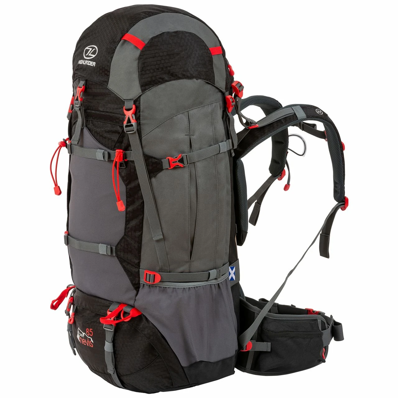 Highlander Rucksack Ben Nevis Schwarz 3 Highlander Rucksack Ben Nevis Schwarz