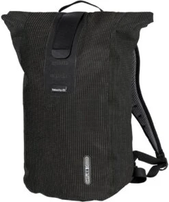 Ortlieb Velocity High Visibility Black Reflective 23 L